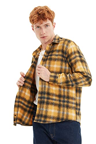 Trendyol Męska koszula Lumberjack Regular Fit, M
