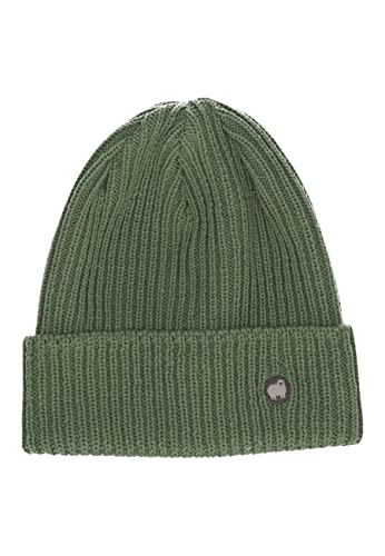 Sterntaler Uniseks dziecięca czapka dziergana czysta wełna czapka, zielony, 53 cm