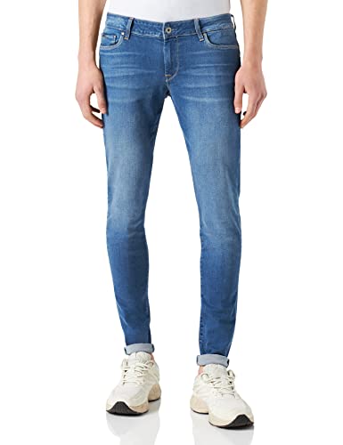 Pepe Jeans Soho Dżinsy Damskie, Niebieski (Denim-gv7), 24W x 30L