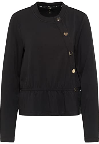acalmar Sweter damski z dżerseju 38622299-AC01, czarny, S, czarny, S