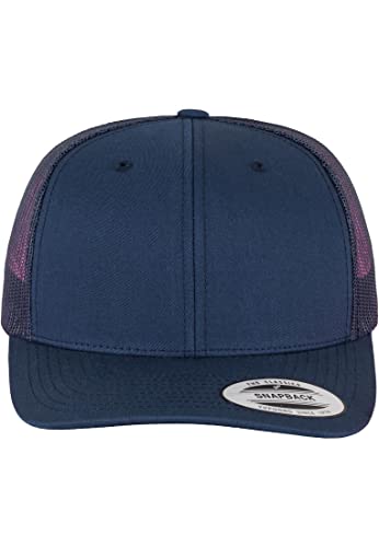 Flexfit Uniseks Retro Trucker Czapka z Daszkiem, Granatowy, 3XS-XXS