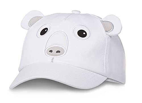 Affenzahn Unisex dziecięca czapka polarna, biała, M, biały, m