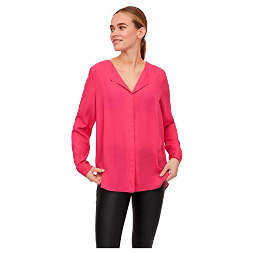 Vila Damska bluzka Vilucy L/S Shirt-Noos, różowy, XS