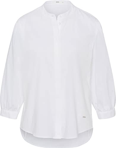 BRAX Damska bluzka Style Velia Cotton Stretch Bluza, biała, 42, biały, 42