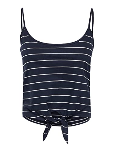 ONLY Kobiety ONLMAY S/L Short Knot Box JRS Top, Night Sky, M, Night Sky, M