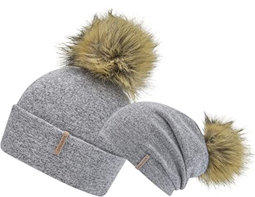 CHILLOUTS hailey czapka, szary, jeden rozmiar