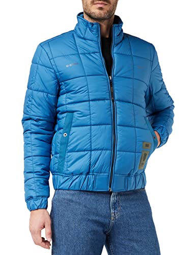 G-STAR RAW Meefic Square Pikowana kurtka męska, Niebieski (retro niebieski D22714-B958-937), XXL