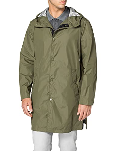 United Colors of Benetton Męska kurtka przeciwdeszczowa, Verde 35a, L