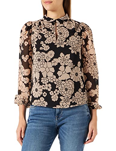 NAF Damska koszulka Kixties C1, sześćdziesiąta czarna, 18 (XXL)