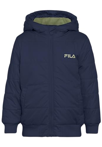 FILA Berkoth Padded kurtka dziecięca, uniseks, Black Iris, 98-104