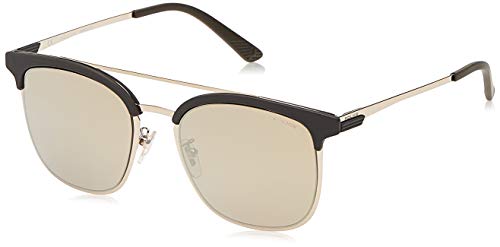 Police Unisex SPL569 okulary przeciwsłoneczne, jasno-złoty matowy szary, 54, Jasne złoto - matowy szary, 54