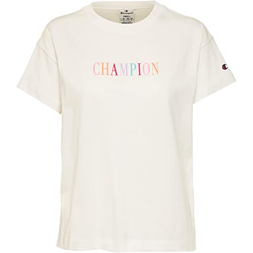 Champion Legacy Graphics Croptop Boxy S/S Koszulka Damska, Biały, XL