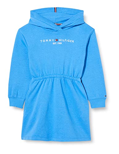 Tommy Hilfiger Dziewczęca niezbędna sukienka dresowa L/S, Mesmeryzujący niebieski, 12 miesi?cy