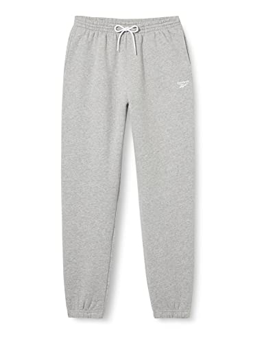 Reebok Damskie spodnie dresowe z polaru Identity, Średni szary wrzos, XS