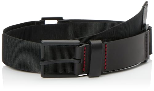BOSS Męski pasek Giove-Rub-Tp_Sz35, Black1, 95, czarny (Black1)