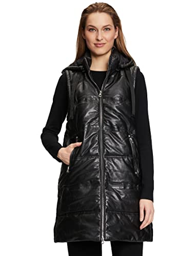 Gipsy Damska kurtka skórzana Gwveo W22 Lacev W, czarna, XXL, Czarny, XXL