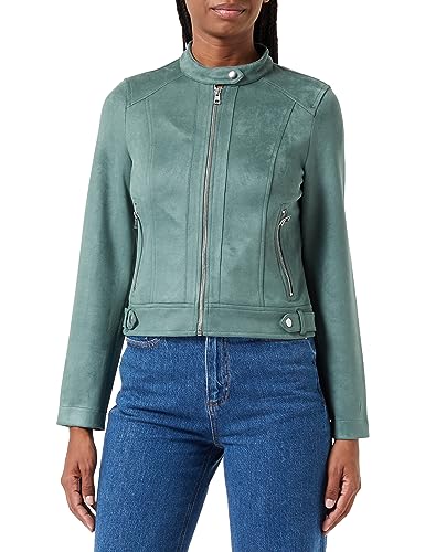 VERO MODA Vmjose Mari Short Faux Suede Jacket Boos kurtka damska, Ciemny las, XL