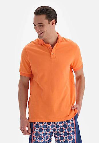 Dagi Męski T-shirt bawełniany, łososiowy, M, Salmon, M
