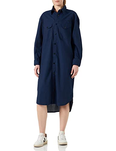 G-STAR RAW Damska sukienka G-Star Cocktail Rock, niebieska, 27, niebieski