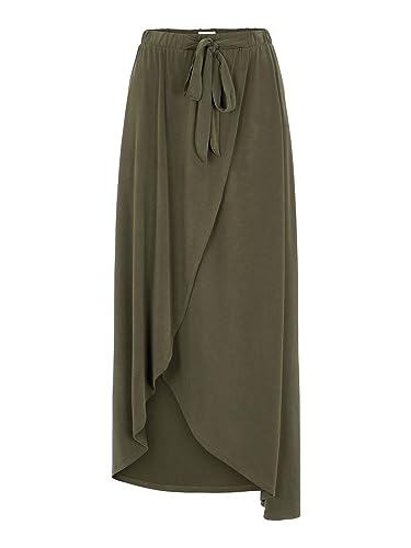Object Damska spódnica maxi z efektem owijania, FOREST NIGHT, XL