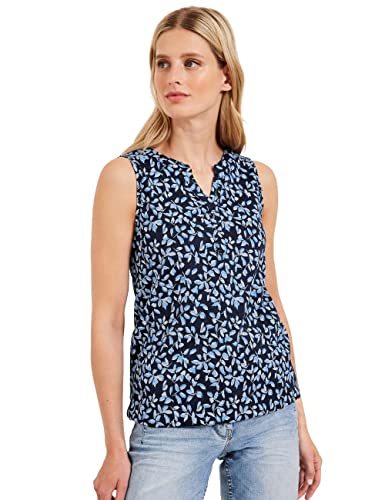Cecil Letni top z nadrukiem, Deep Blue, S