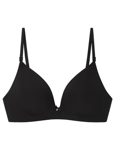 Women'secret Lovely Biustonosz Trójkątny Mikrofibra Czarny, czarny, 90B