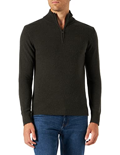Schott NYC sweter męski, Ciemny khaki, 3XL