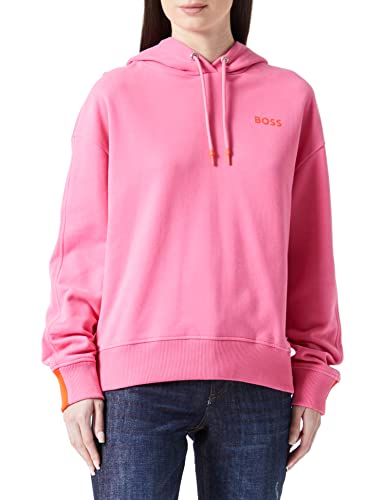 BOSS Damska bluza z nadrukiem C_ecaisy_Print, Medium Pink668, XS