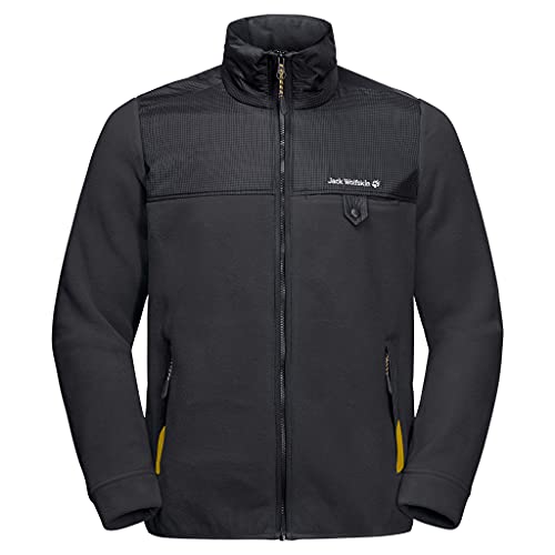 Jack Wolfskin Męska kurtka polarowa DNA Grizzly, Czerwony lakier, M