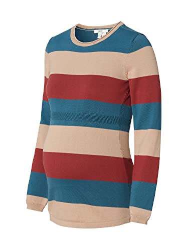 ESPRIT Maternity Sweter damski z długim rękawem, Dark Red - 611, 34