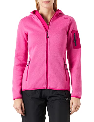 CMP Damska kurtka polarowa z kapturem, Mallow-geranean, 52