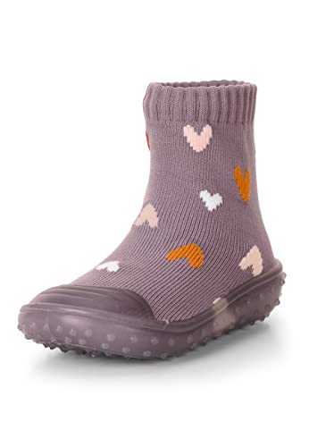 Sterntaler Unisex dziecięce skarpety Adventure w kształcie serca, fioletowe, normalne, liliowy, 26