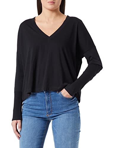 Sisley T-shirt damski, czarny 100, S