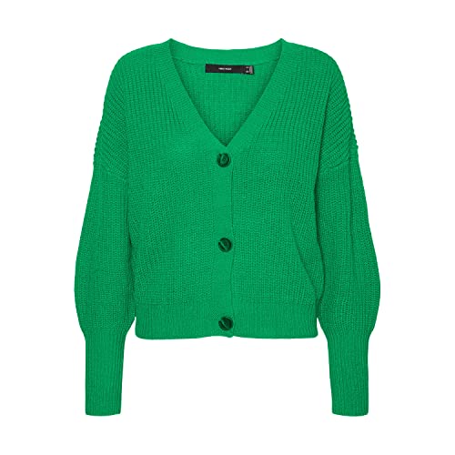 Vero Moda Kobiety Vmlea Ls Kardigan, Zielony, XXL