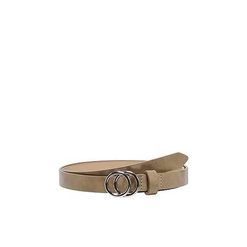 ONLY ONLRASMI Slim Jeans Belt NOOS pasek, Silver Sage, 85, Silver Sage