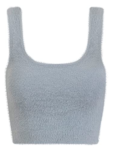 ApartFashion Women's APART zestaw do robienia na drutach, krótki top z kurtką Sunsuit, jasnoniebieski, normalny, jasnoniebieski, XS