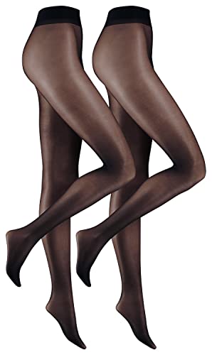 Camano Damskie legginsy damskie 3D Premium Natural Tights 20 DEN 2p, czarne, 38-40