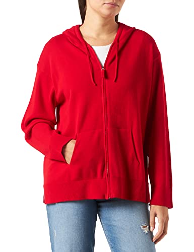 United Colors of Benetton Sweter kardigan damski, Rosso 015, M