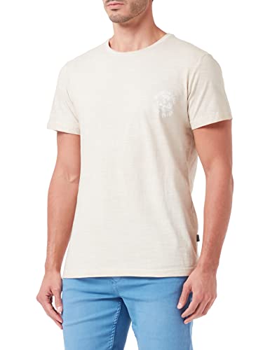 Blend Męski T-shirt, 141107/Oyster Gray, L