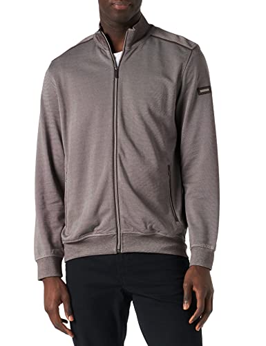 bugatti Męska kurtka z dzianiny 8750-35140, brązowa, standardowa, brązowy, XL