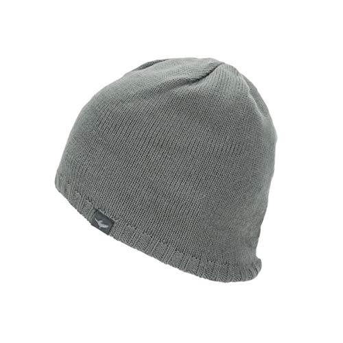 top SEALSKINZ Unisex wodoodporna czapka na zimną pogodę - szara, mała/średnia
