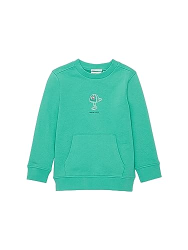 TOM TAILOR Bluza chłopięca z nadrukiem na plecach, 32262-jasna trawa zielona, 116-122