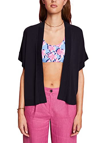Esprit Collection Kardigan z krótkimi rękawami, grantowy, XS