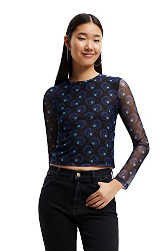 Desigual Koszulka damska, niebieski, XL