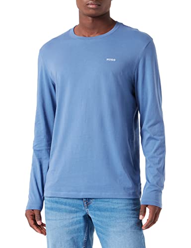 HUGO Męski T-shirt, Open Blue479, S, Open Blue479, S