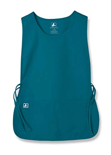 Adar uniwersalny fartuch z szewką - fartuch unisex, Zielononiebieski, XL