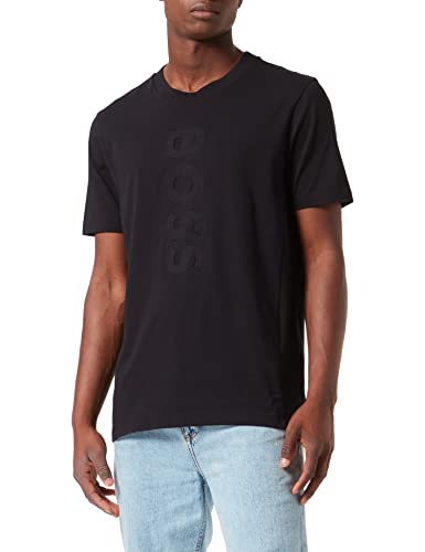 BOSS Męski T-shirt, czarny (Black1), L