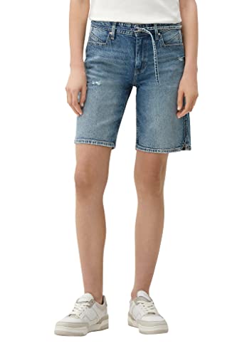 s.Oliver Jeansy damskie bermudy, Karolin Straight Leg, niebieskie, 40, niebieski, 40