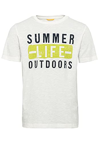 camel active T-shirt męski 409745/7T59, Broken White, L