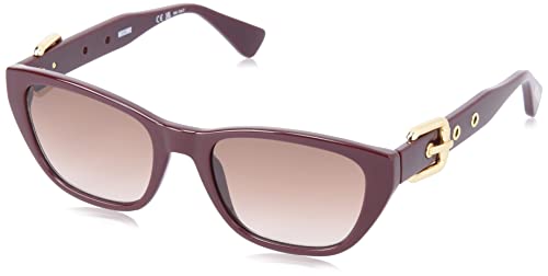 MOSCHINO MOS130/S, okulary, Burgundy, 55 damskie, Burgundy, 55